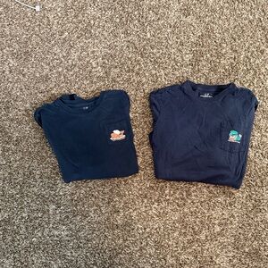 Kids Vineyard vines Navy blue tees - Thanksgiving and St Patrick’s day